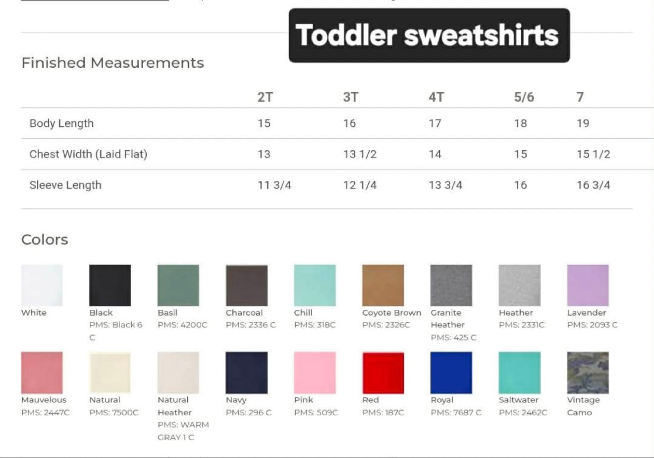 EL Crew Neck Only (Toddler)